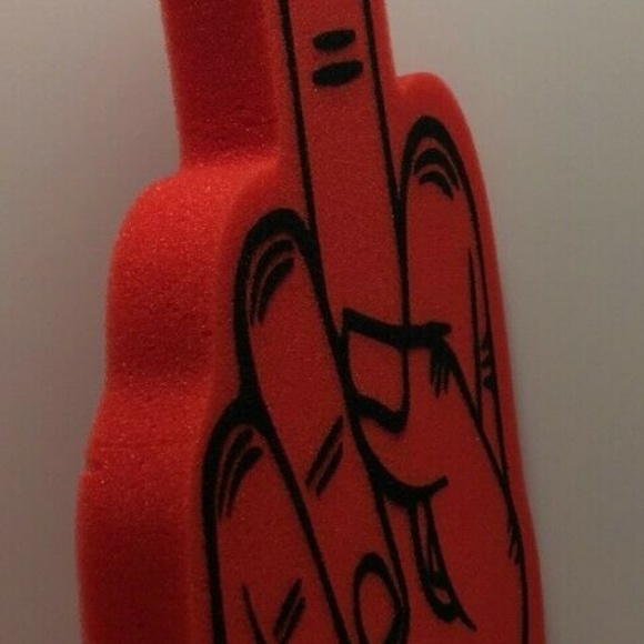 GET OFF YOUR PHONE Foam Middle Finger - Picture 3 of 5